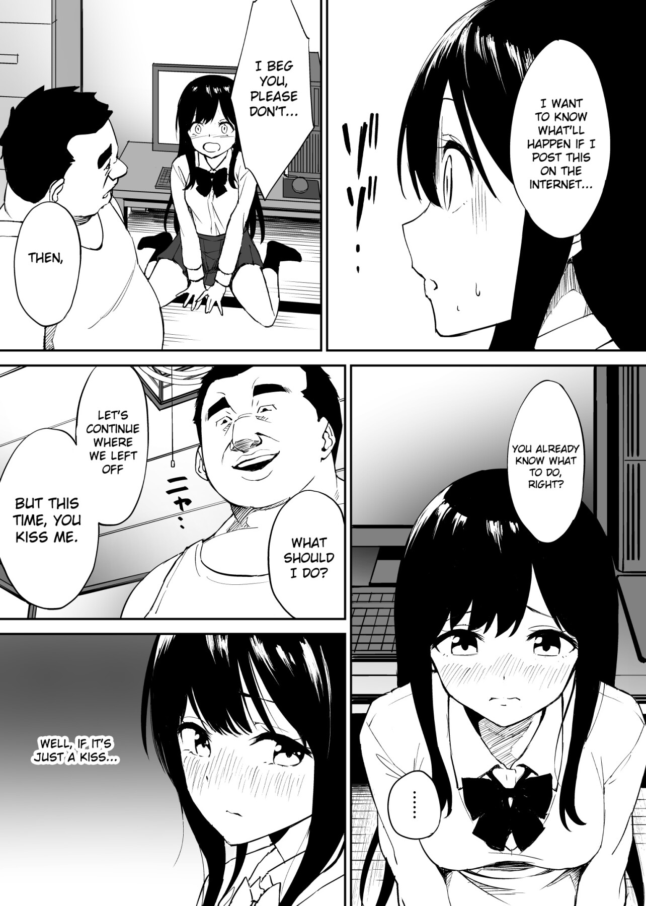 Hentai Manga Comic-A Disgusting Unemployed Old Man (Me) Was Pleased When He Irresponsibly Creampied a Beautiful JK Girl's Virgin Pussy-Read-17